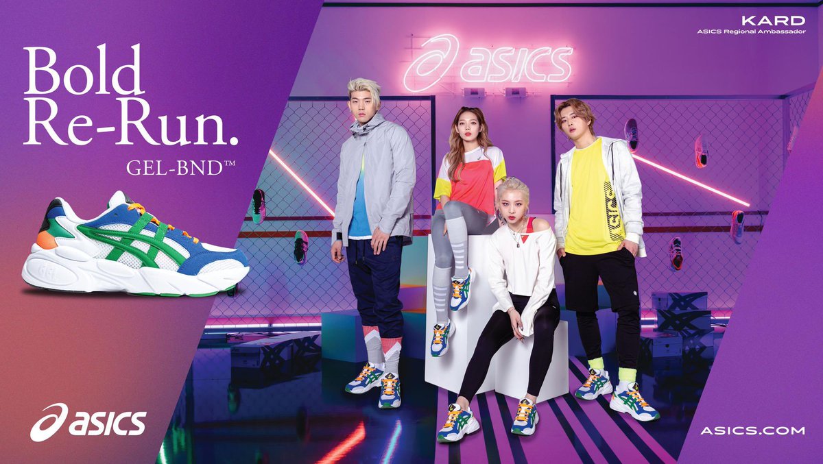 2019 Kard chosen as Southeast Asia ambassadors for the sports brand ‘ASICS’ 