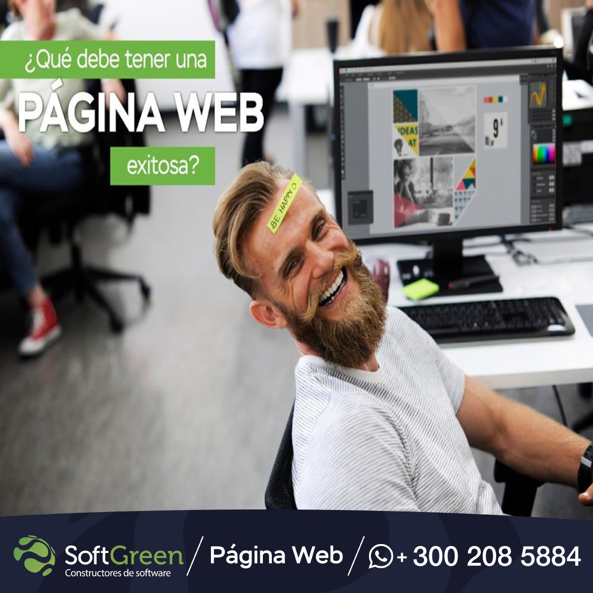 softgreenltda's tweet photo. Para que una #PáginaWeb sea exitosa, debe enfocarse tanto en las necesidades de la empresa como en las de su público objetivo. #SoftGreen destaca tres tipos de sitios web:
1- Sitio web Personal
2- Sitio web Empresarial
3- Sitio web Académico
Contáctanos ahora mismo📲+573002085884 https://t.co/8bYP6sb75V