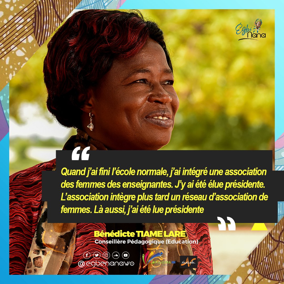 Grâce à son leadership, Bénédicte à accéder aux instances de décisionnelles des associations auxquelles elle a fait partie.
#Egbenana #FemmesLeaders #UEauTogo #ProCEMA