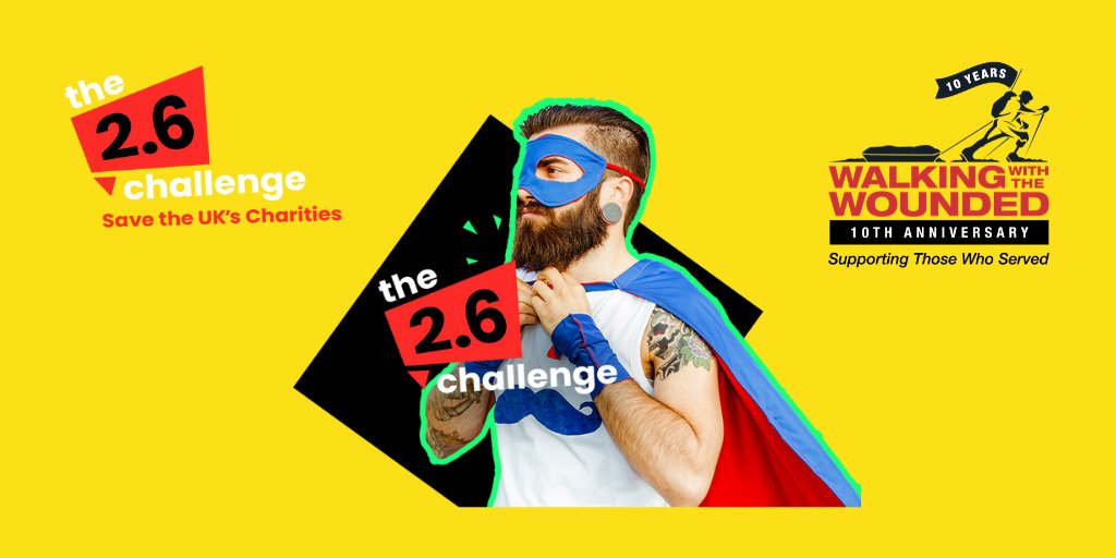 supportthewalk's tweet photo. We’re part of The 2.6 challenge.

Join our team today and raise money for Walking With The Wounded 👉https://t.co/i66C3jGOU6 

#TwoPointSixChallenge #SupportThoseWhoServed #MilitaryCharity https://t.co/kIkHdLtOou