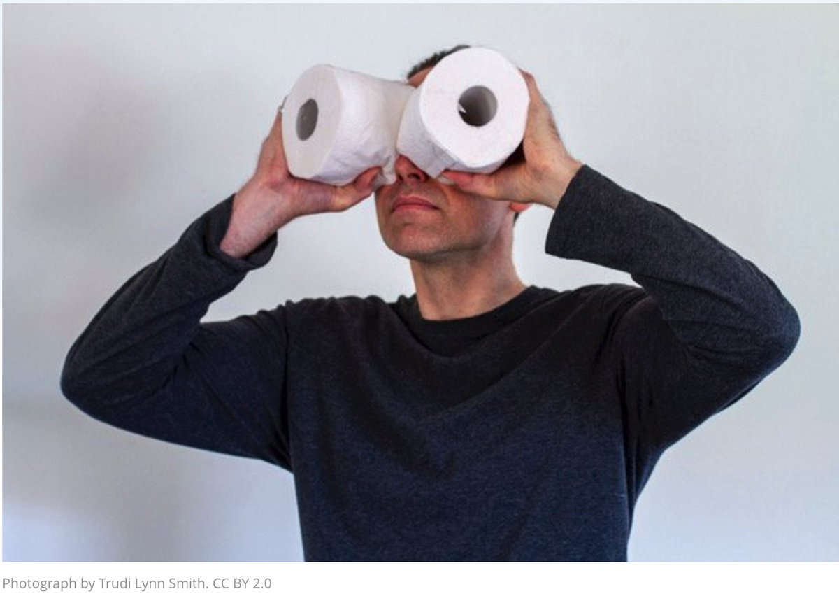 UVicENVI's tweet photo. Why the panic over toilet paper - another case of death denial?
Our @JKimmittRowe comments on the cultural politics of the toilet paper panic
https://t.co/hPJUDrXWkL https://t.co/S2ILFkjrLr