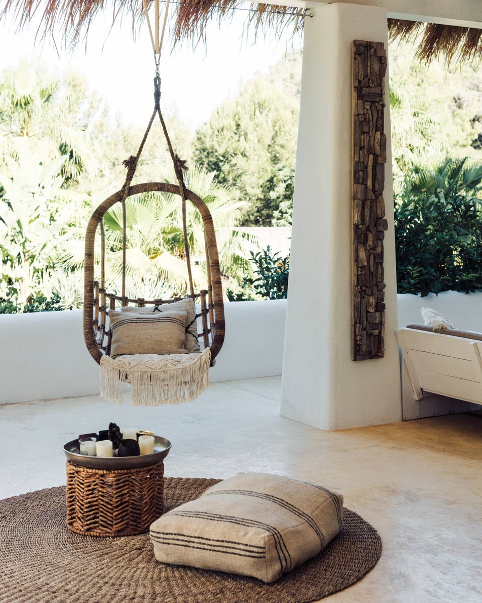PureHouseIbiza's tweet photo. Put yourself in this picture, and tell us, where would you be? Curled up in the hanging chair or stretched out on the floor cushion? https://t.co/YKHlcUORvQ