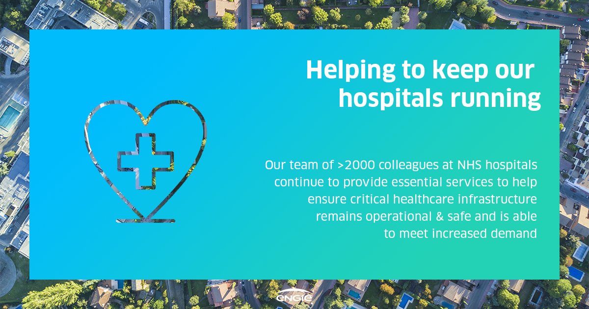 ENGIE_UK's tweet photo. With unprecedented pressure on healthcare facilities across the UK, we are thankful to our frontline colleagues who are working closely with a number of NHS Trusts. Find out more about how they are helping them overcome these unique challenges >https://t.co/G7YKvwtwO0 #ThankYou https://t.co/WfGWrnOhcq