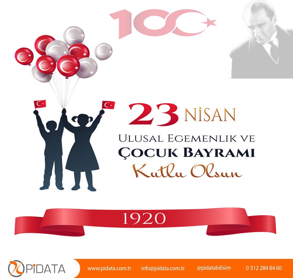 pidatabilisim's tweet photo. Türkiye Büyük Millet Meclisimizin kuruluşunun 100.yılı , 23 Nisan Ulusal Egemenlik ve Çocuk Bayramı Kutlu Olsun 🇹🇷 #23nisan #23nisanulusalegemenlikveçocukbayramı #tbmm100yasinda #pidata https://t.co/IjCrxlhqo1