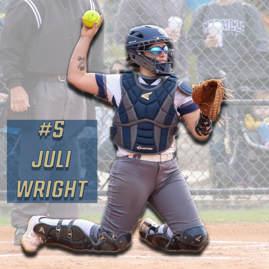 CentCyclones's tweet photo. Today's spring senior student-athlete salute goes out to Juli Wright!! Wright played first base as a freshman before moving behind the dish. Last spring she was an NFCA Scholar All-American. She is a film major from Colonia, NJ. #weloveourseniors 🌪🥎 https://t.co/Y8OkXiRTl1