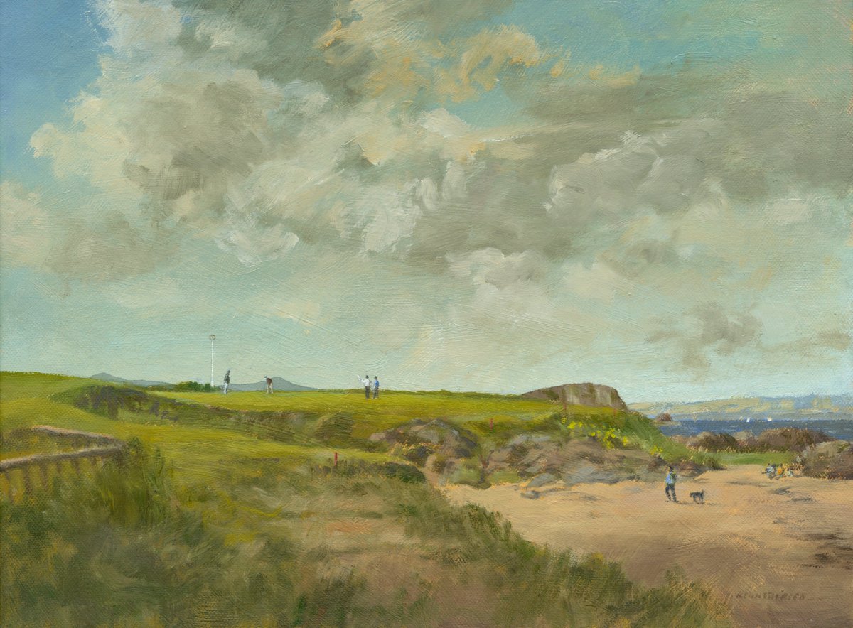 NorthBerwick_GC's tweet photo. The 1st, Point Garry (Out) as detailed by Ken Reed although we wouldn't recommend this line for your approach!🎨 https://t.co/s1FPQIttwP