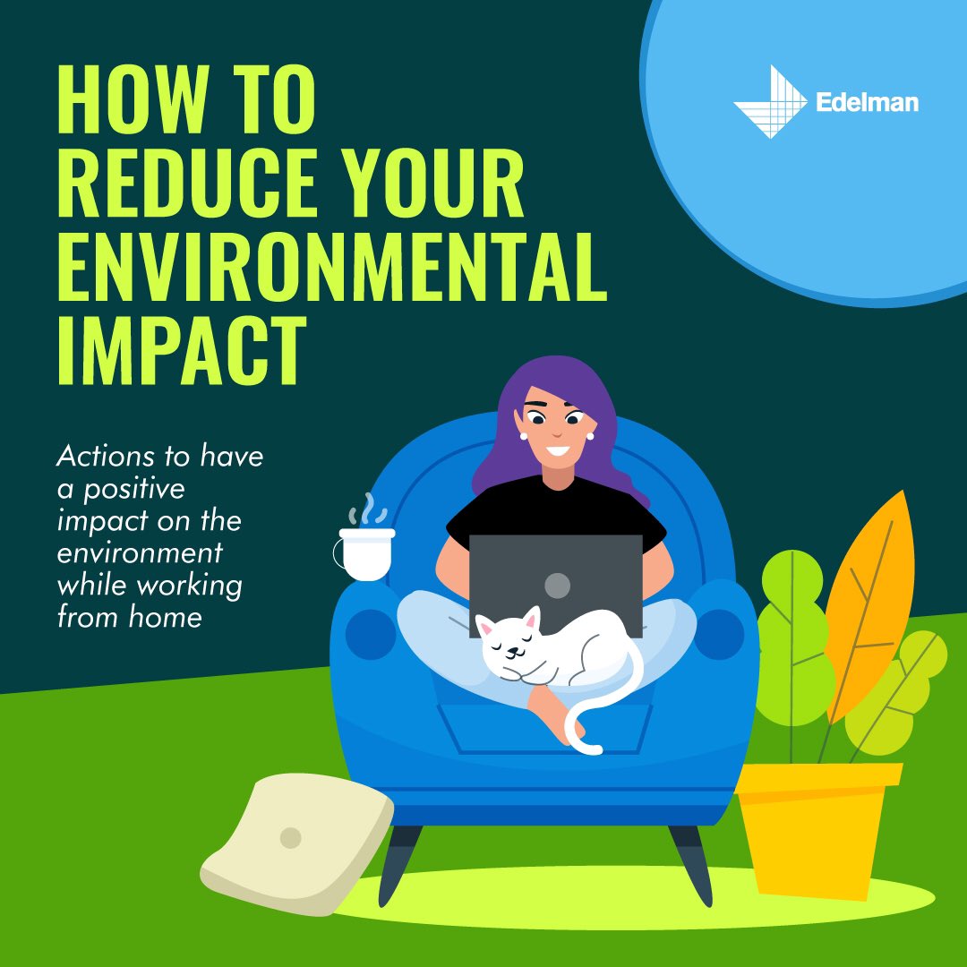 EdelmanMIA's tweet photo. It’s #EarthDay2020 and from #EdelmanMiami we want to encourage you to take action and make a positive impact!
 
Here are a few simple but powerful actions we can do while working from home to reduce our environmental impact and help protect our planet. Join us! https://t.co/C0VUQ3Za8q