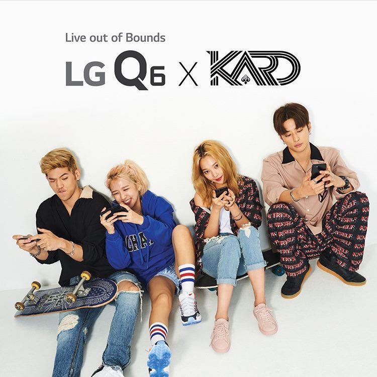 2017 Kard named Global ambassadors of LG Electronics G6 Smartphone 