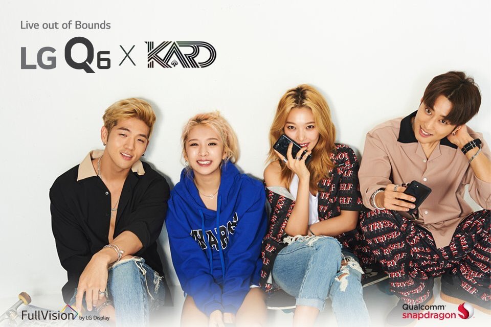 2017 Kard named Global ambassadors of LG Electronics G6 Smartphone 