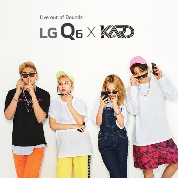 2017 Kard named Global ambassadors of LG Electronics G6 Smartphone 