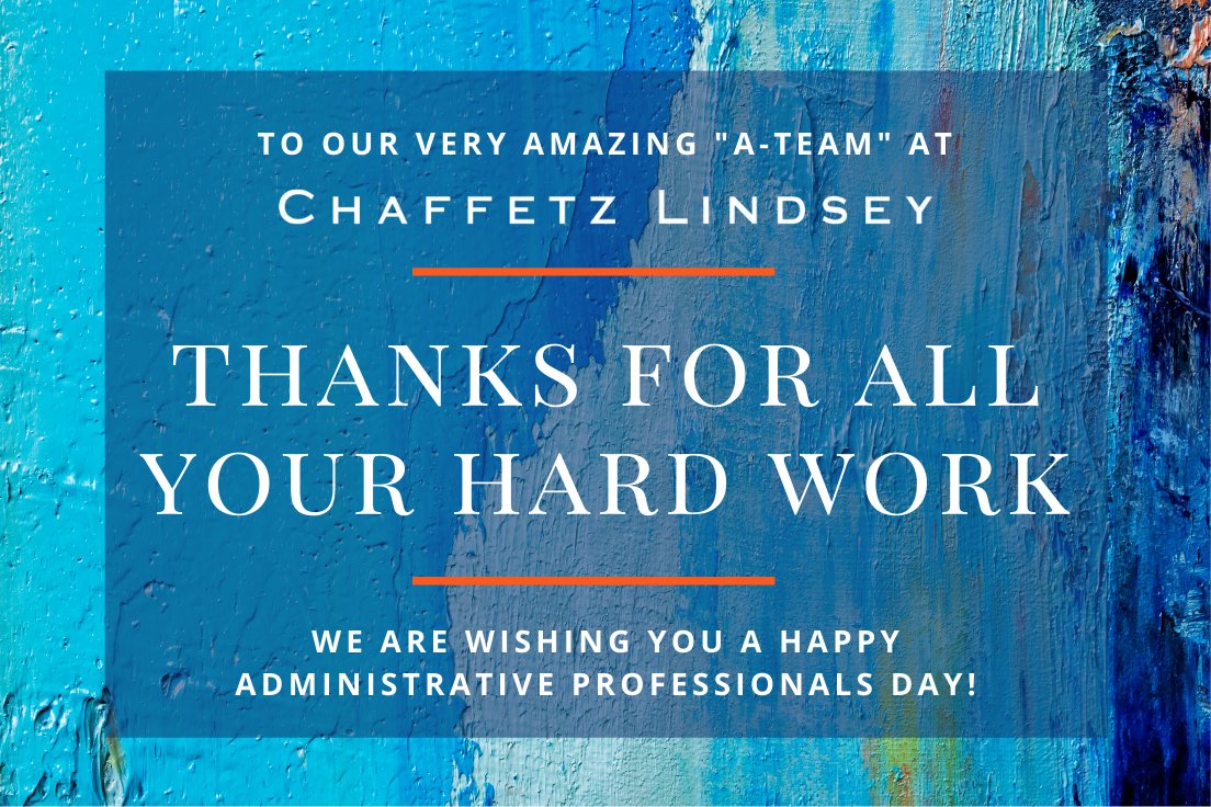 We ❤️ our A-Team! Happy Administrative Professionals Day to all of the people who hold their teams together!