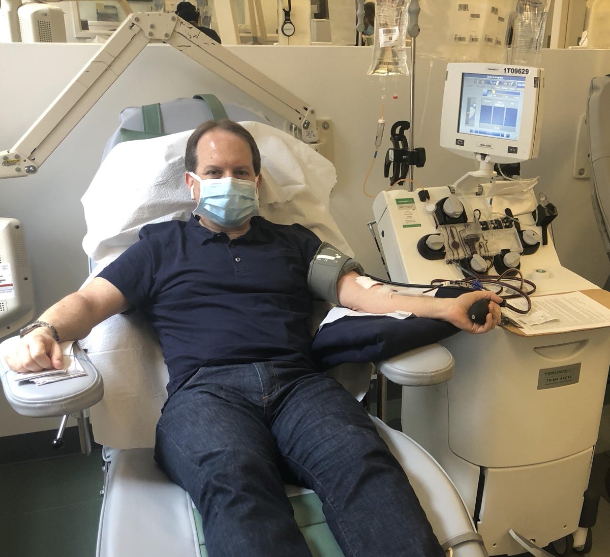 Very fortunate to have had a mild case of #COVID19 and glad to be able to donate convalescent plasma - Stay well everyone; #COVIDRecovered; <a href="/NYBloodCenter/">NY Blood Center</a> <a href="/nyulangone/">NYU Langone Health</a>