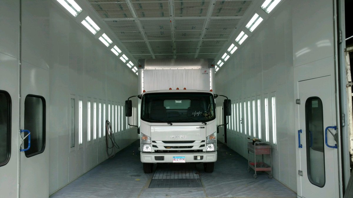Accudraft's tweet photo. The team at Barnick’s Truck &amp; Equipment in North Haven, CT has always produced reliable results, but their new industrial paint booth from Accudraft has made this easier than ever. 

Learn more about this install >> https://t.co/TRAIoAYuHX https://t.co/gSQTLinDVS