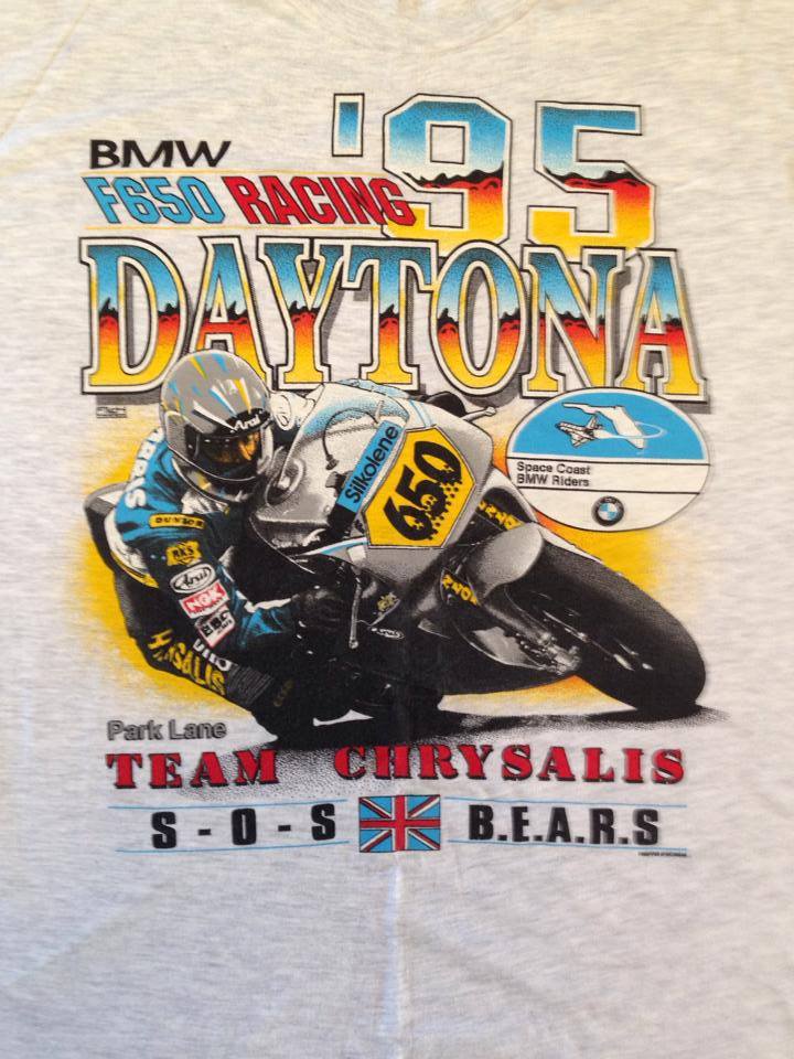 Empieza el 96 con el apoyo de BMW UK. No mucho, pero le daba algo de apoyo económico para que David hiciese con él lo que quisiera. BMW USA le invita a la “Daytona Bike Week”, y participa en la carrera de Singles; carrera soporte a las 200 Millas; dónde tuvo un accidente.