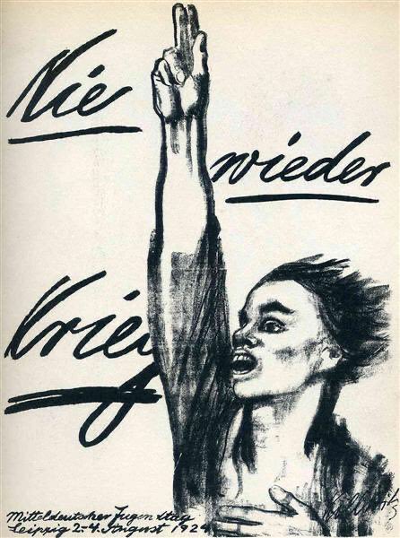 Kollwitz created her three most famous posters - Germany’s Children Starving (1924), Bread (1924) & Never Again War (1924) at a time when Germany was collapsing after the Great War. It was a time of crisis & children were the great artist’s concern