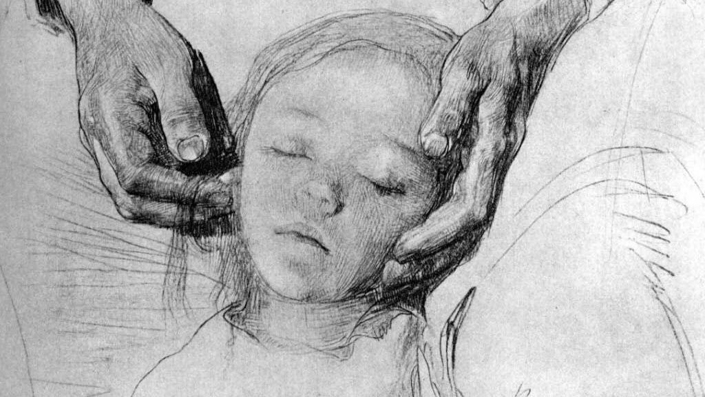 Käthe Kollwitz (1867-1945) is one of my favourite artists. Throughout her life she depicted a series of astonishing self-portraits. She was a master of ink, charcoal, stone & bronze. She is one of the great artists in the Western Canon. She died on this day