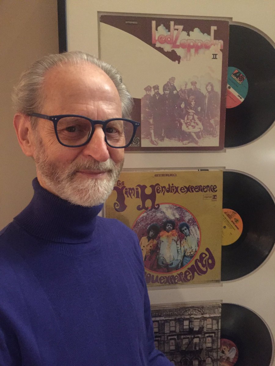 REMINDER: Me. You. Facebook LIVE – tonight at 8pm ET. See y’all there!!
 
(Walkin' up the stairway… is a constant reminder of the golden age of #rockandroll!)