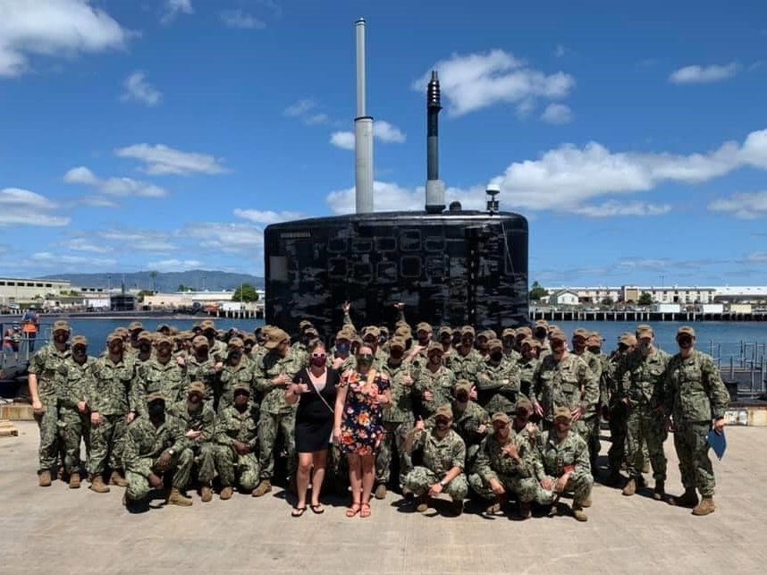 When the #Navy reported that face masks wouldn't be available until the summer, one of the Club’s #military #support groups, the 786 Club, facilitated the production of #masks for every #crewmember of the USS Illinois, their spouses and children. Crew members send #thanks!
