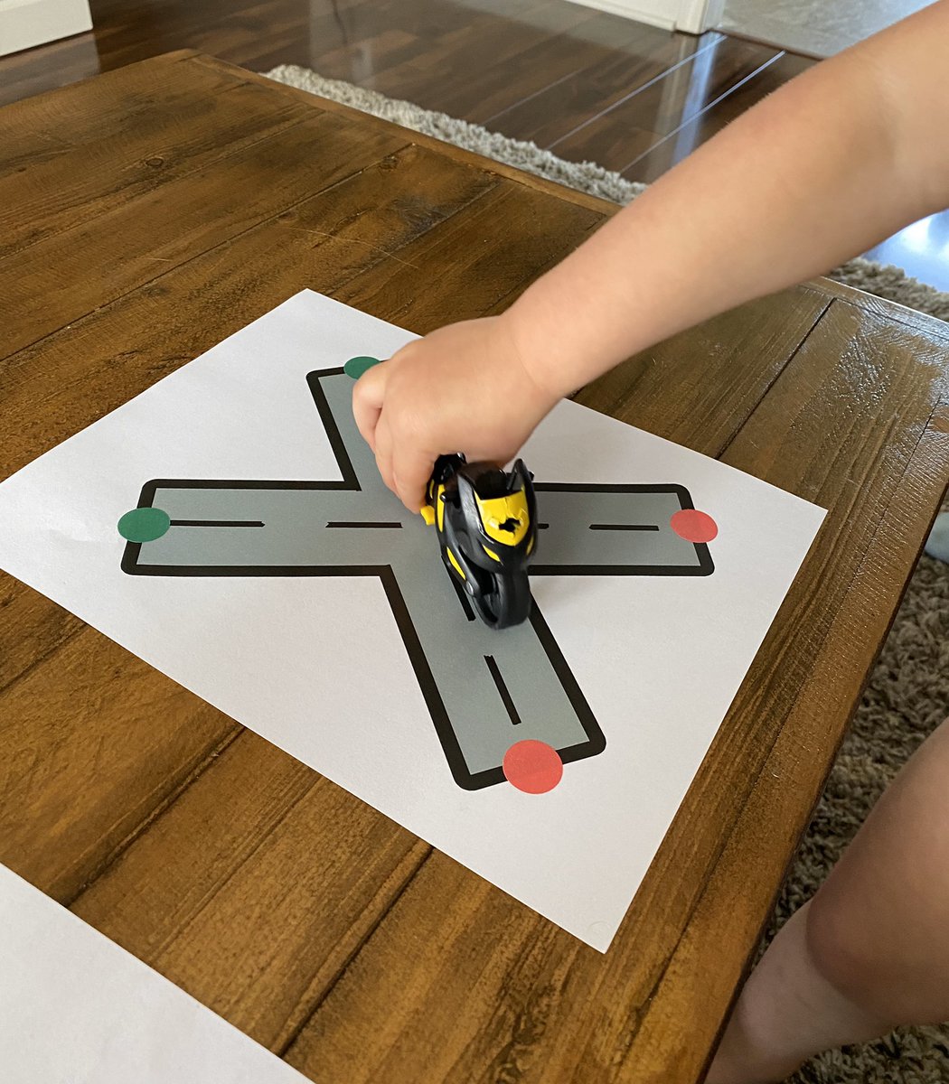 My 3 year old is working on some early pre-writing/letter recognition this morning incorporated into his favorite play activity! 🦇 🏍 #XisforXander #SCNTIDays #schoolOT <a href="/NECCSCPS/">Northside Early Childhood Center</a>