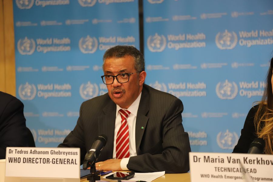 CGTNOfficial's tweet image. WHO declared COVID-19 a global emergency, the highest level of alert, at the right time when there were only 82 cases outside of China, and when the rest of world had enough time to respond, WHO Director-General Tedros Adhanom Ghebreyesus said here on Wednesday.