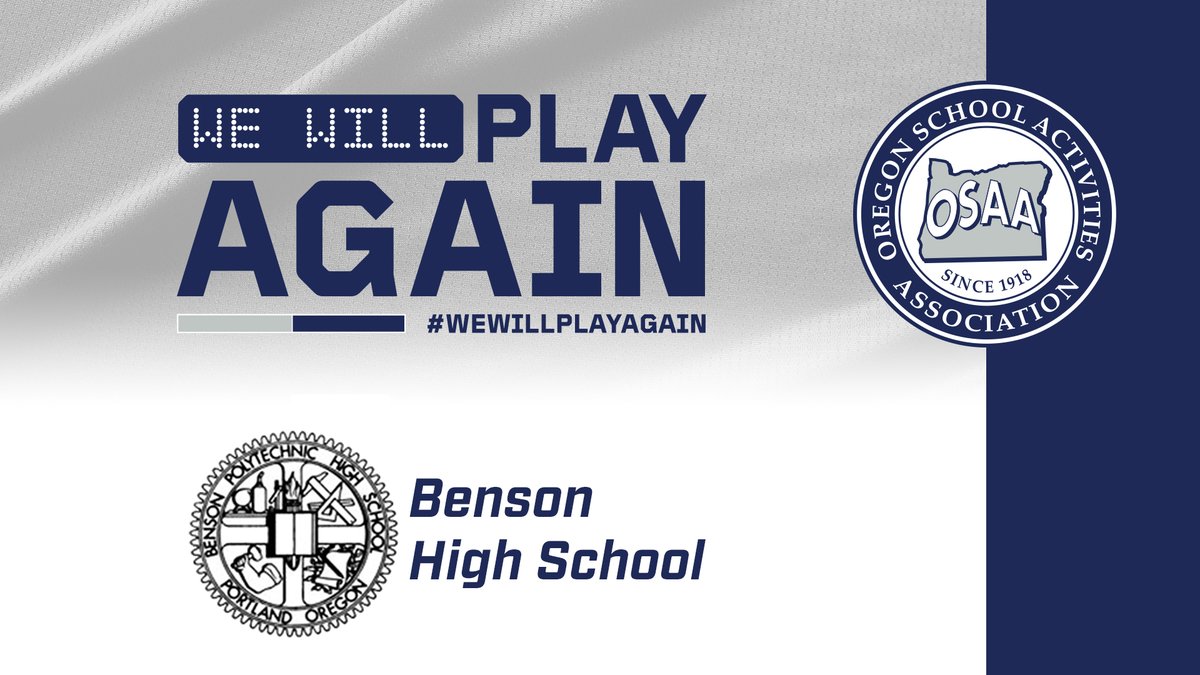 BensonAthletics's tweet image. Today, tomorrow, next month, next year. #WeWillPlayAgain
@BensonTechPride @PPSConnect #osaa #TechStrong