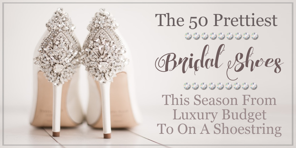 Every girl dreams of wearing the #prettiest shoes daily, but especially on her #weddingday. We've rounded up the seasons best #bridalshoes for you to walk the aisle. Read blog here: bit.ly/30sG7VO for #luxury to shoestring budget. #weddingwednesday #bride #weddinghour