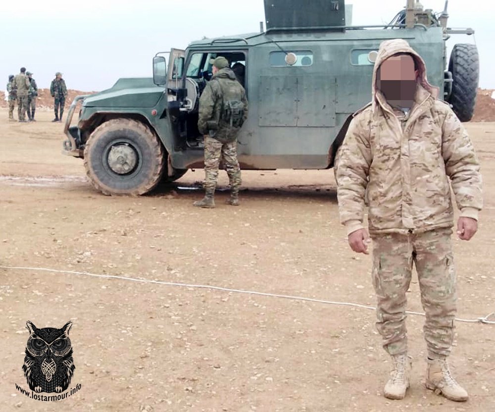 Russian spetsnaz or razvedchiki in Syria with a Tigr-M SpN vehicle. 58/ https://lostarmour.info/offtopic/east/ 