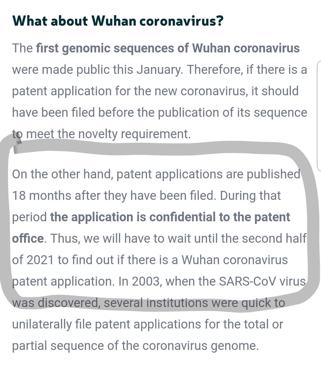 With  #coronavirus being a 'Novel'  #virus its 1st Genomic sequences were only made public in January. Has  #BillGates et al already put in place their global plan to bypass Pharmaceutical legislation, licencing, and national regulations?  #CEPI  #WHO  #Fauci  #Whitty 