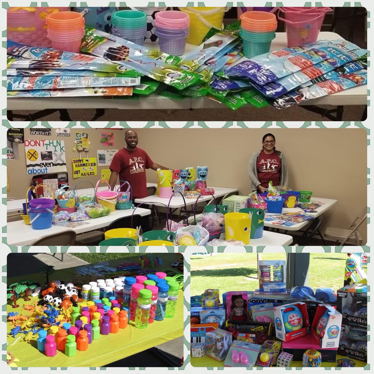 apchouston1's tweet photo. Our 2019 Easter Egg Hunt Donations!! While we could not do our 2020 Easter Egg Hunt this year, we are positive that next year, our Egg Hunt will be off the chain!! Thank you for your support, and be ready for 2021!! 
#Easter https://t.co/Cv54PeNRzo