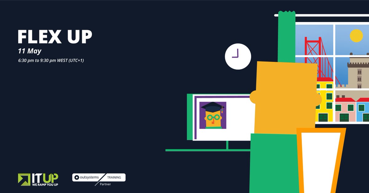 _ITUp_'s tweet image. If you always wanted to invest in an @OutSystems career but never had the time, meet our Flex Up program: 3 weeks, with a self-study component and two evening live remote sessions per week.🗓️Next one starts on the 11th of May! ecs.page.link/Ly9FT 
 #ITUp #OutSystemsTraining