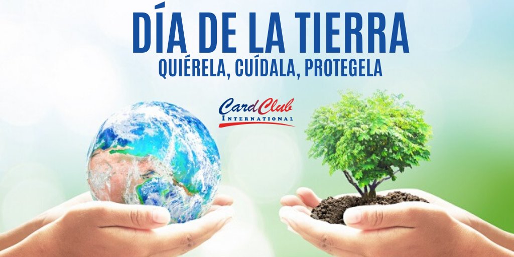 CardClubVzla's tweet photo. Día Internacional de la Tierra, una jornada que invita a reflexionar, reivindicar y poner en marcha mecanismos que ayuden a proteger el medio ambiente y reducir los niveles de contaminación que sufre el planeta. #DiaDeLaTierra #CardClub https://t.co/md0nGTrX97