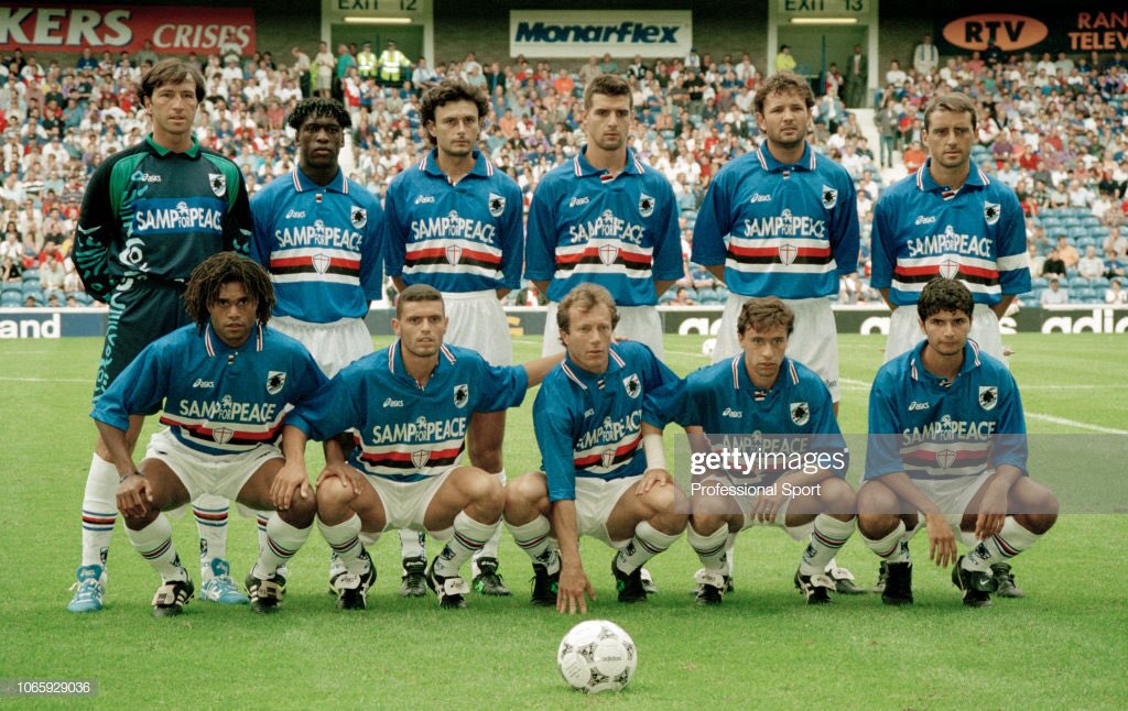 Day 15. We are off to the Stadio Luigi Ferraris in the 95/96 season to see Sampdoria take on Juventus. Obviously it’s Peter Brackley on Football Italia on C4 