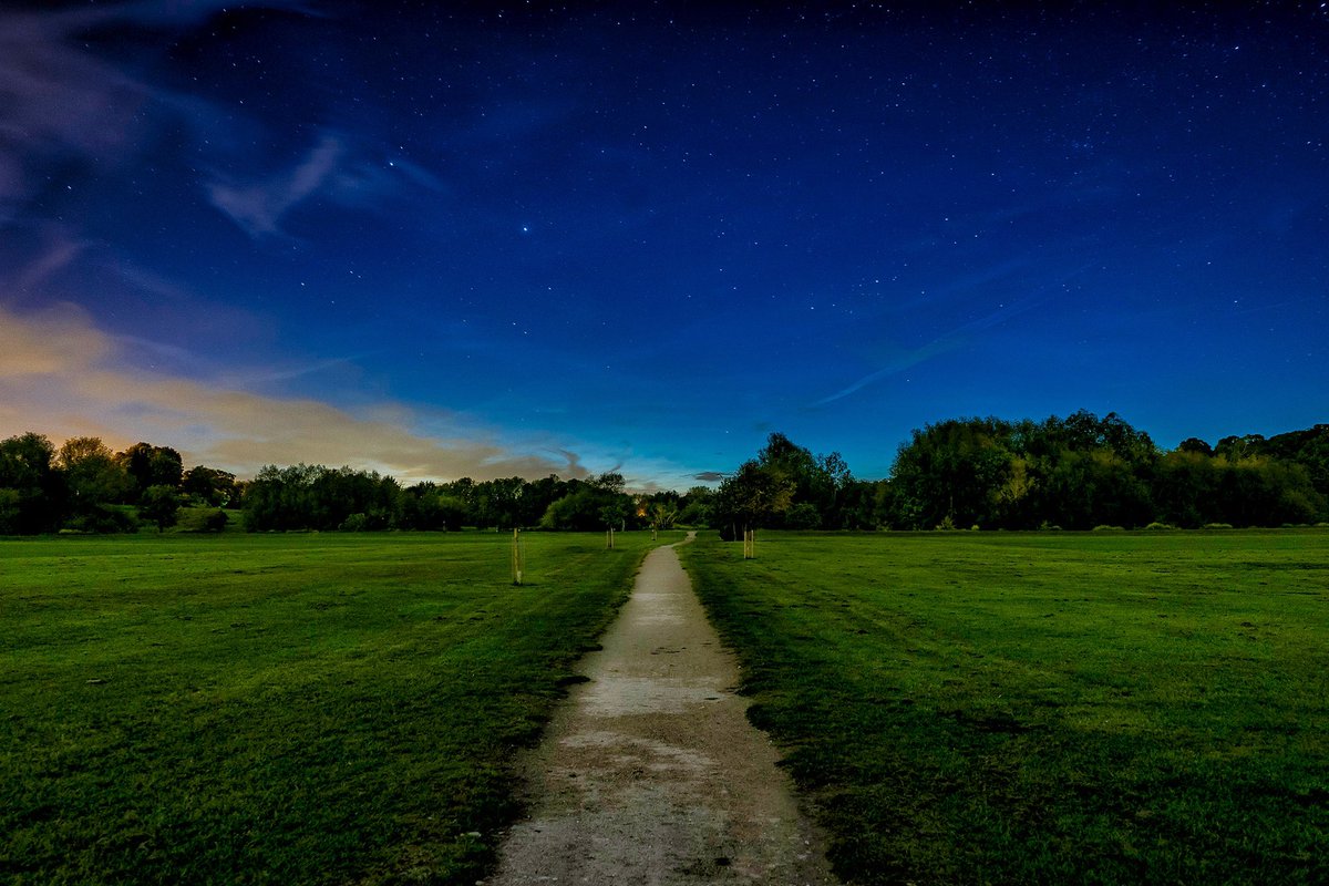 Isolation before isolation happened. #harthampark #hertford #night #hertfordshire #stars #longexposure