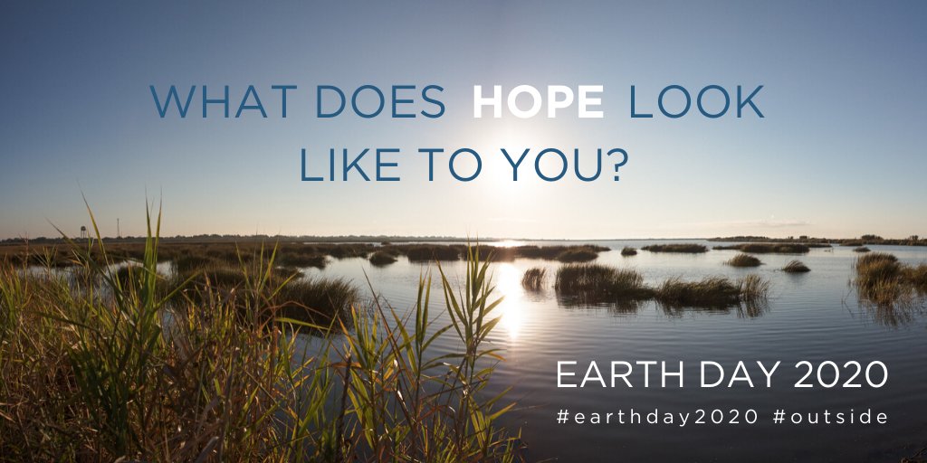ConservationOrg's tweet photo. This #EarthDay2020 is the 50th anniversary of ensuring the health of our land, air and water for all to benefit. As we battle the coronavirus pandemic, how is going outside giving you hope? Share your stories, photos and videos with #EarthDay2020 and #NatureHelps. https://t.co/WZYZwekslJ