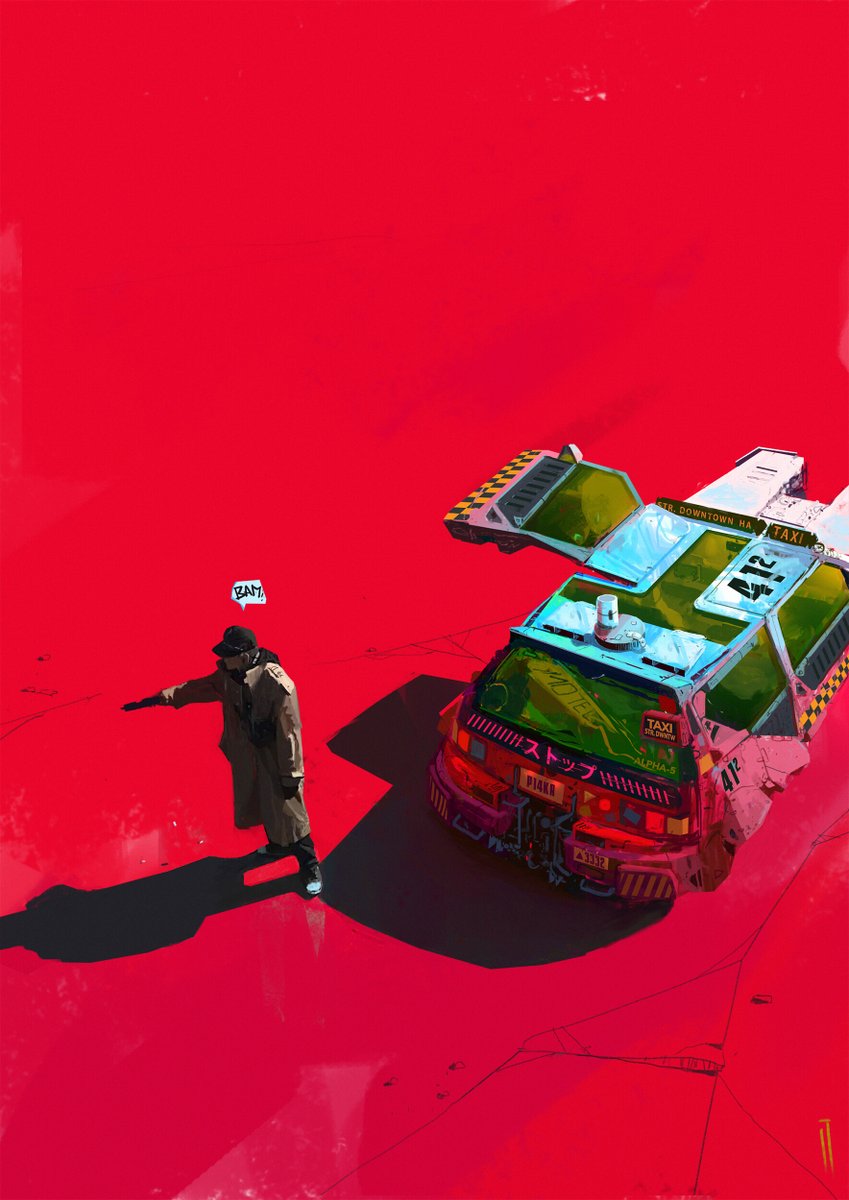 seven_teenth's tweet photo. "Won't ask you twice"
#ArtStation https://t.co/dgpFFyGzmG
#DeviantArt https://t.co/TKnLH8LZqv
#conceptart #digitalart #illustration #2d #environment #scifiart #scenery #orangecircle #glowingcircle #neon #neotokyo #cyberpunk #taxi #driver #hovercar #cyberpunkcar #cab https://t.co/mm6aZBJi1P