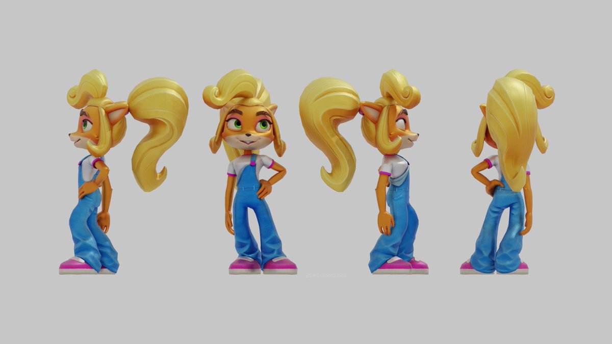 Realcrazy98's tweet photo. Render by @sonicboom13561
Coco's new model actually looks really cute💕
Atleast it's not as bad as Dingodile's, err.. I mean Vulturedile's design
#CrashBandicoot #Crashmobile #CocoBandicoot https://t.co/JVBgbebJOU