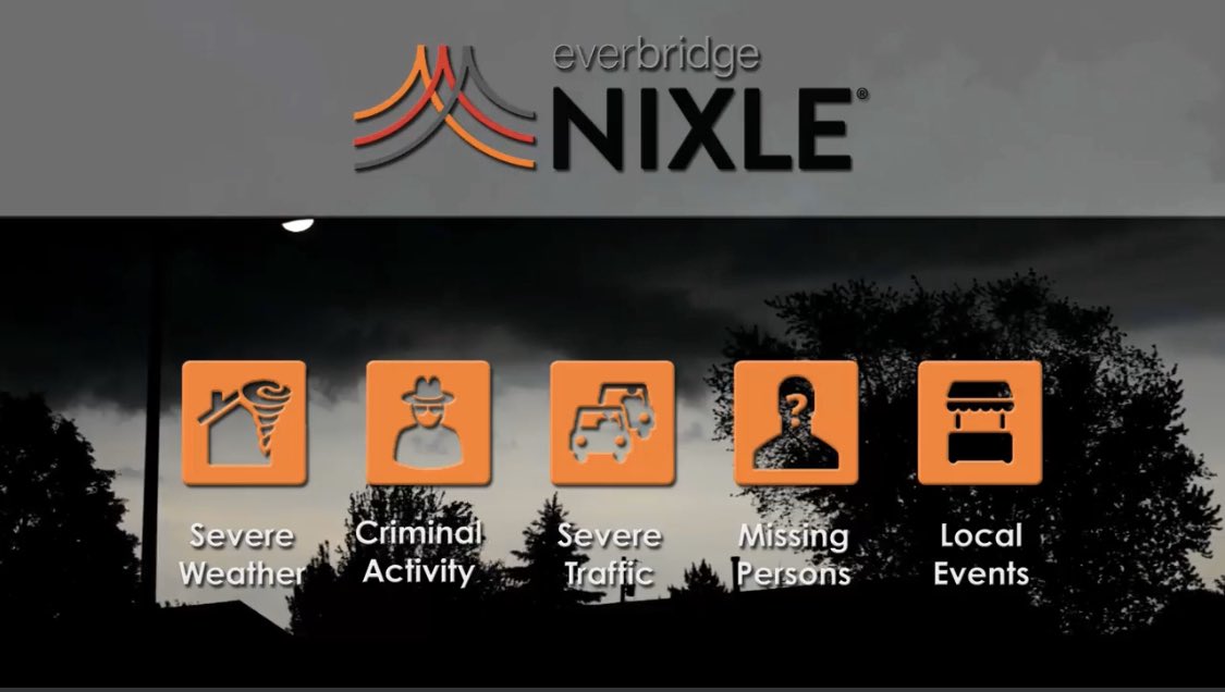 Make sure you, your friends, and your family have signed up to receive local emergency notifications!  Go to nixle.com or text 888777 with your zip code to sign up. Many thanks to <a href="/WCTVinfo/">WhitewaterTelevision</a> for producing this PSA!