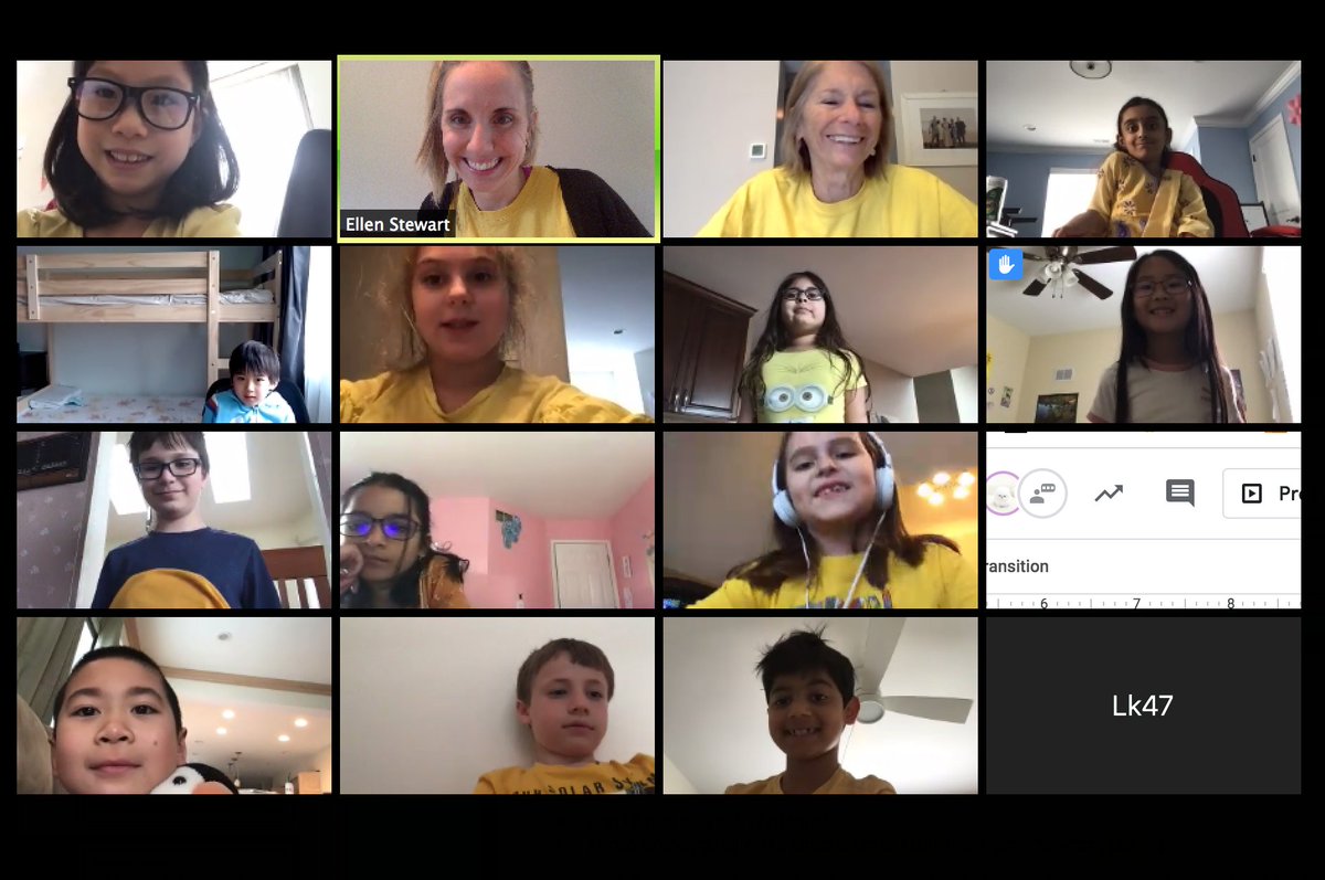 I loved seeing my second graders through zoom! I miss you! Thank you for participating in our spirit week with sports and color day attire! #inspire96 <a href="/mrs_pawlow/">Melanie Pawlow</a>