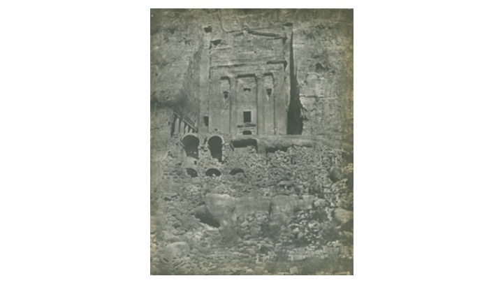 The Urn Tomb, in 1852 and 1910 from the  @PalExFund archives, and today