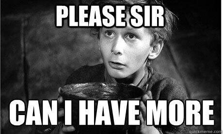 Some more of. Stocks meme. Some more of. Oliver twist gif. Some more of.