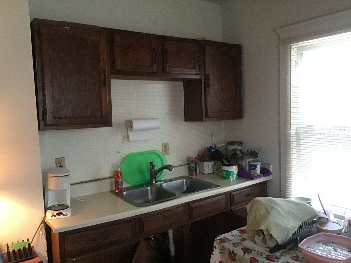 CHScleveland's tweet photo. This @KBishopCLEWard2 senior had some functionality issues with her kitchen.  Hats off to @CleCityCouncil and @ClevelandAging for allowing her to age in place through the Age Friendly Home Investment Program. https://t.co/SZfgxTLoC1