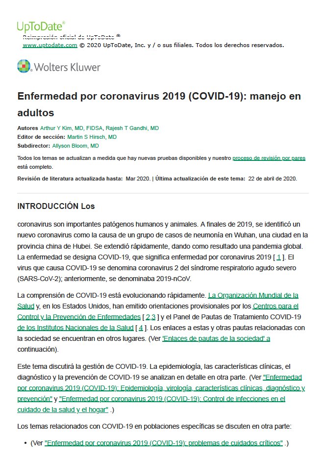 Manejo de Coronavirus Uptodate.(español) pdf.
t.me/EMRockStars