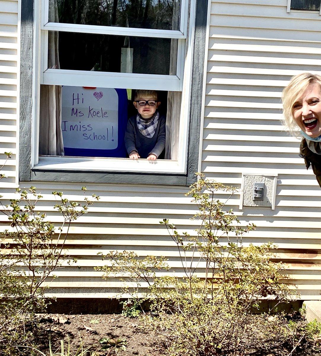 Teachers at Lakewood are making sure that every student has the opportunity to continue learning at home even if it means personally dropping off materials to student's homes while staying safe!