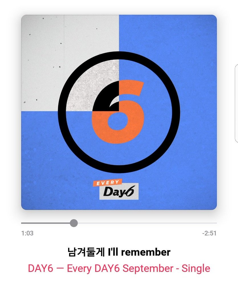 - DAY 5 -This song actually in top5 my b-side track of them. Last hear this song on tbm concert. This song really warm my heart alot.