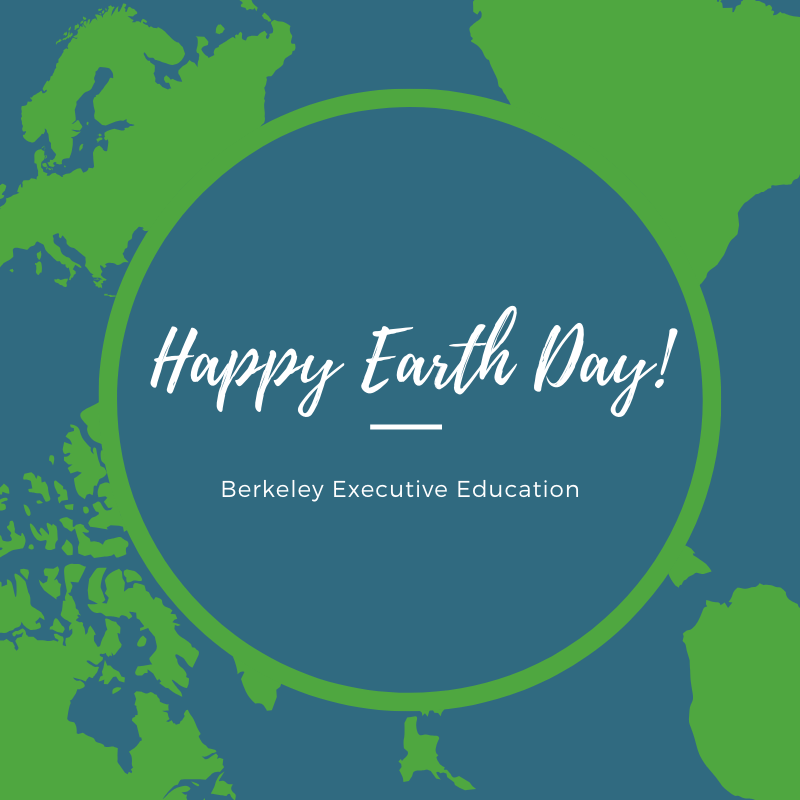 BerkeleyExecEd's tweet photo. Happy #EarthDay from #BerkeleyExecEd! 🌏 https://t.co/MGN1XiZNym