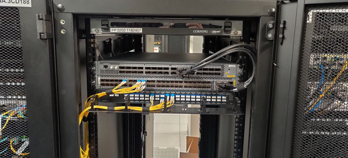 We're prepping some network gear to get more capacity, carriers, and internet exchanges in our Miami data center.