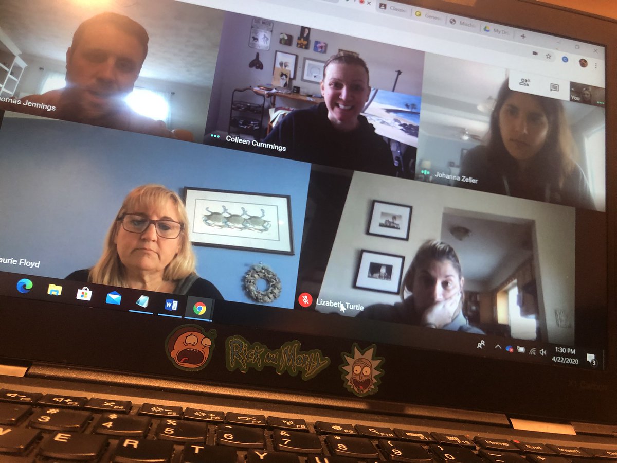 Shout out to <a href="/TJenningsFRHSD/">Tom Jennings</a> for hosting a Google Hangout for the elective teachers today! Excited to put some of the tips he showed us to use in Google Classroom!! <a href="/Turtle_HHS/">Lizabeth</a> @floydteachcoach #loveourteachercoaches #artteachersunited #neverstoplearning #theregional