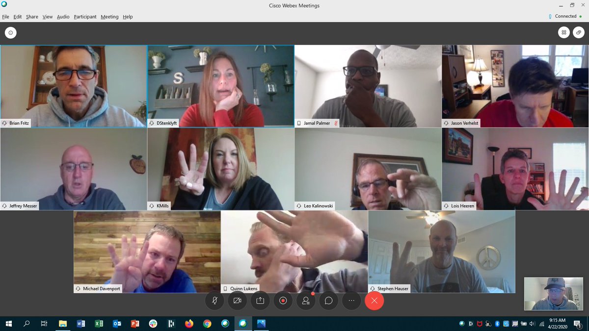 CourseMadison's tweet image. Huge shout out to our group today working through some adversity, changing their mindset and working together. 
Let us know if you would like to challenge your group in the virtual setting: madisoncollegerecreation.com/news/2020/4/16…