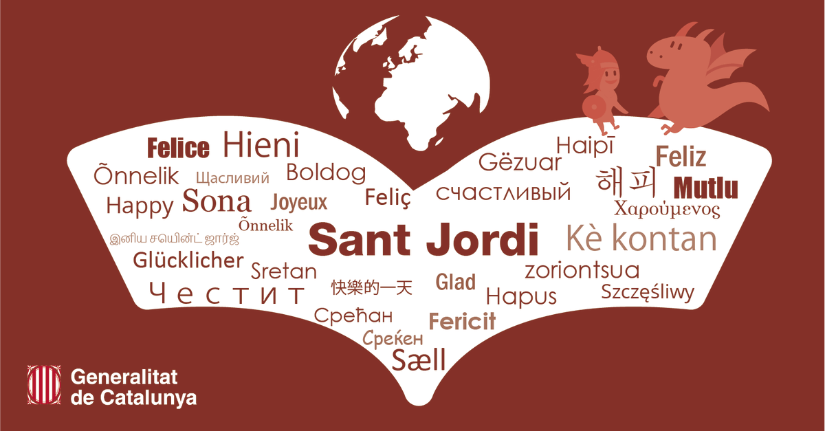 🌹📚 Aquest any celebrem un #santjordiacasa però no per això hem de deixar de mostrar l'amor pels altres i per la cultura

Feliç #SantJordi2020