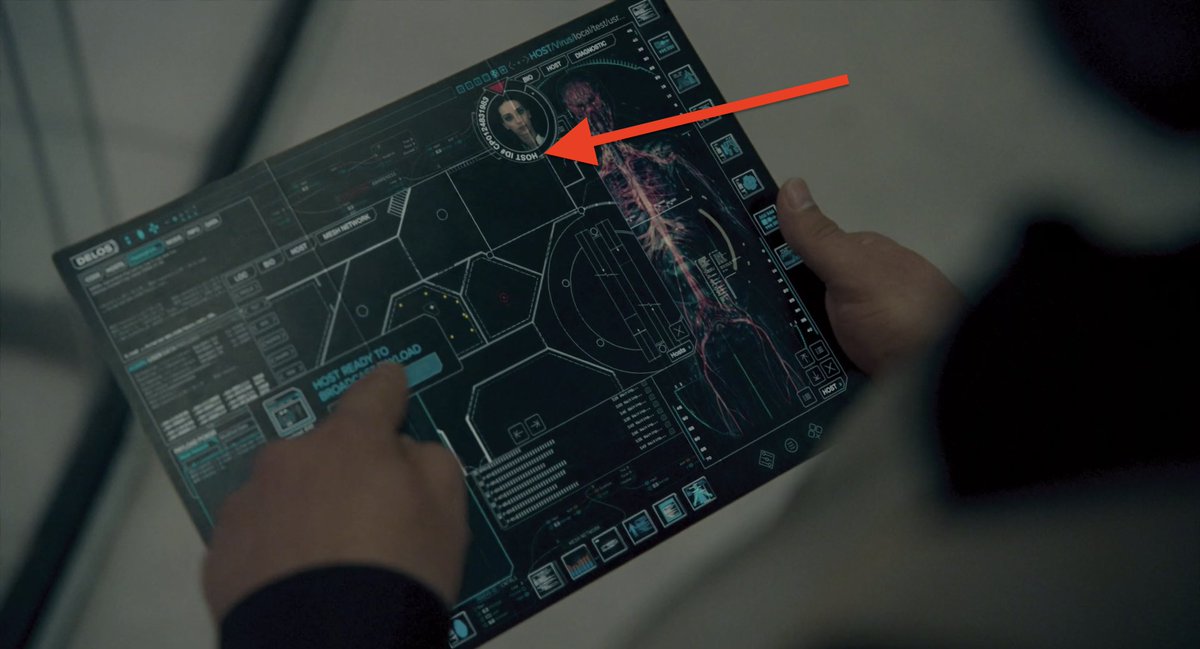 We last saw Clementine's host ID in S2E9, "Vanishing Point":
